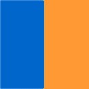 Niebiesko-fluo pomarańcz